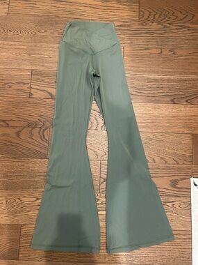 aerie Olive Green Flared Leggings